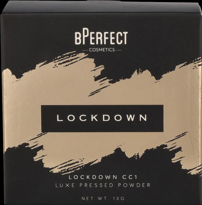 Actual product image BPerfect Cosmetics BPerfect Lockdown Luxe Compact Powder - Color: CC1, Weight: 115 g (CC1)