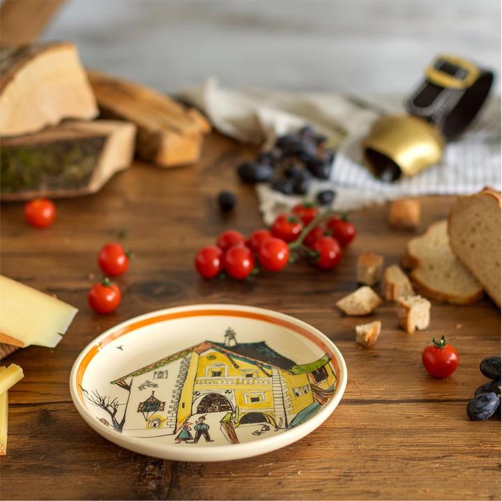 Actual product image Rheinfelder Keramik Ursli at home with parents (1 x, 21 cm)