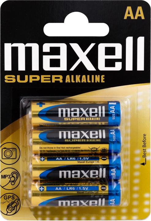 Maxell Super Alcalina (4 pz., AA)