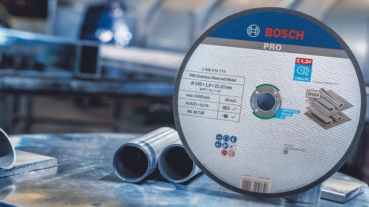 Immagine prodotto Bosch Professional Zubehör Disco da taglio PRO per acciaio inox e metallo, 180 x 1,6 x 22,23 mm