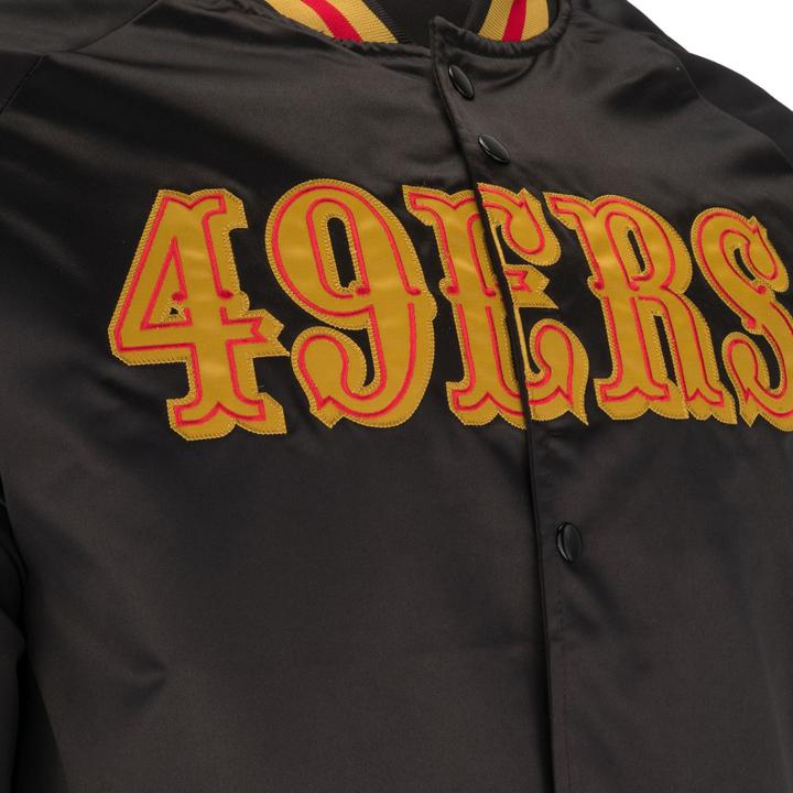 Image du produit Mitchell & Ness M&N Lightweight Satin Varsity Veste - San Francisco 49ers (M)