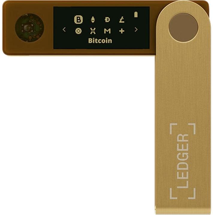 Produktbild Ledger Nano X - Gold (Bitcoin, Ethereum Classic, Litecoin, Dogecoin, Dash, Weitere)