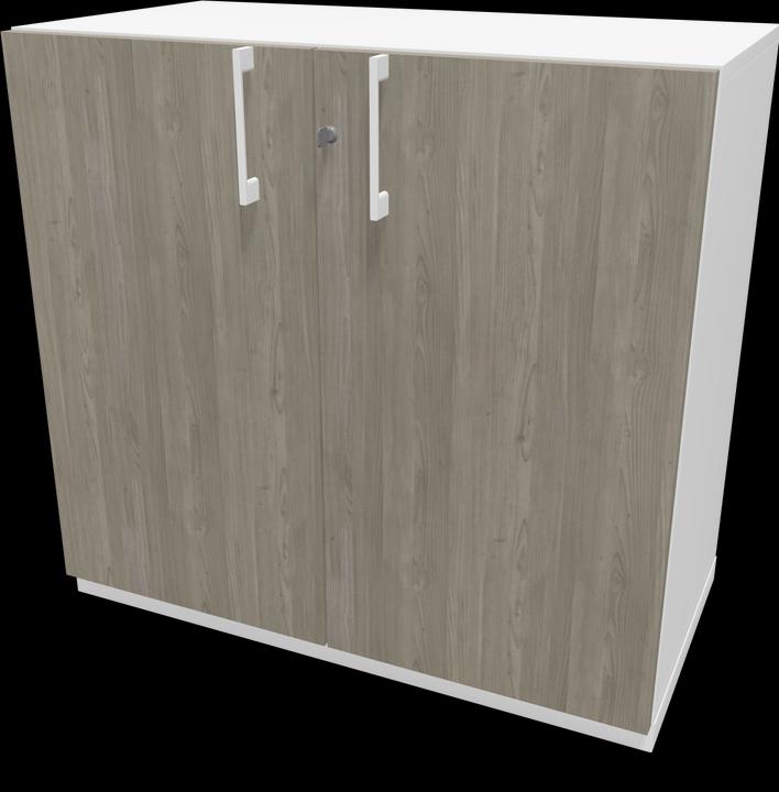 Wood decor grey with structure, White