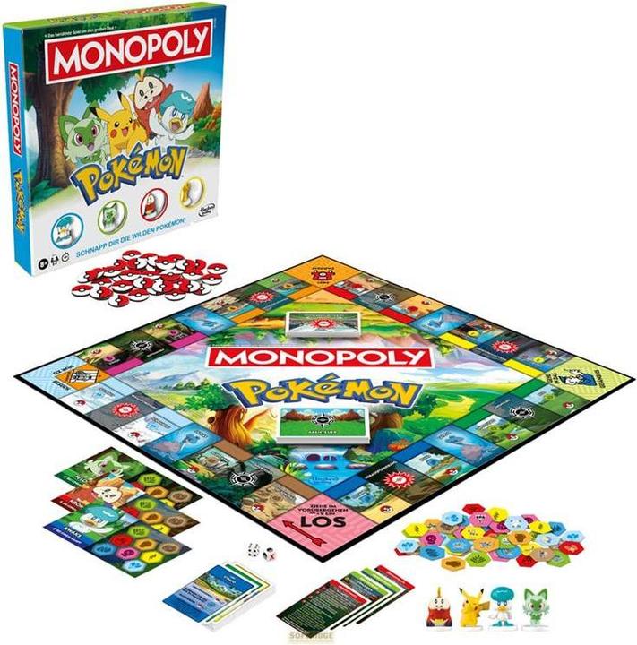 Actual product image Hasbro Gaming Monopoly Pokemon (German)