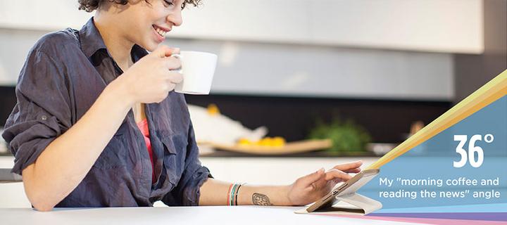 Produktbild Logitech Hinge Folio (iPad Air)