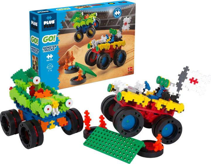 Produktbild Plus-Plus Kreativ Bausteine Monster Trucks