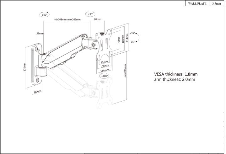 Actual product image Manhattan Universal (Wall, 32")