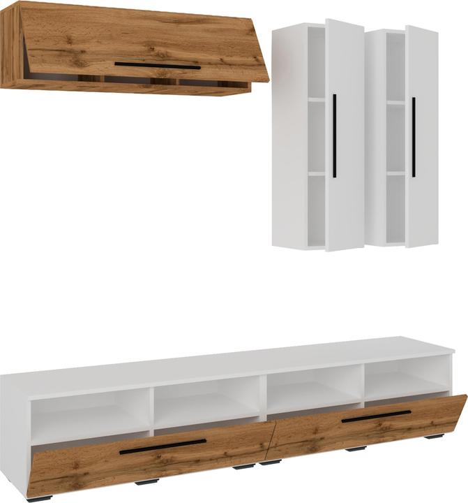 Immagine prodotto VCM Mobile TV basso Mobile TV a parete parete soggiorno Arila XL (190 x 40 x 200 cm)