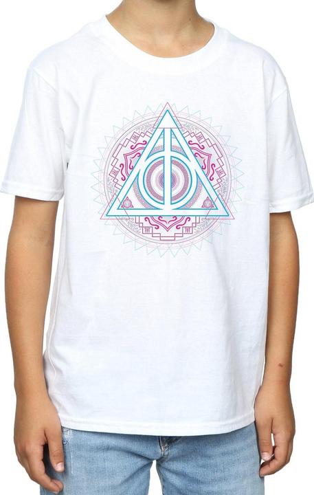 Image du produit - T-shirt NEON DEATHLY HALLOWS - Garçon (152, 158)