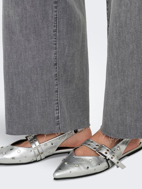 Produktbild Only ONLANN-MADISON Hohe Taille Verkürzt Jeans Jeans mit weitem Bein (32)