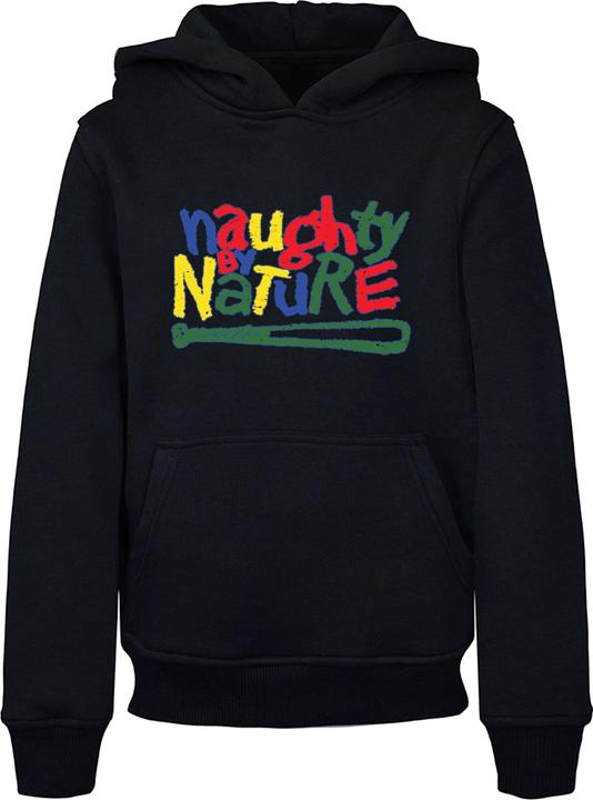 Immagine prodotto Merchcode Bambini Naughty By Nature - Felpa con cappuccio Basic con logo - 160251 (158)