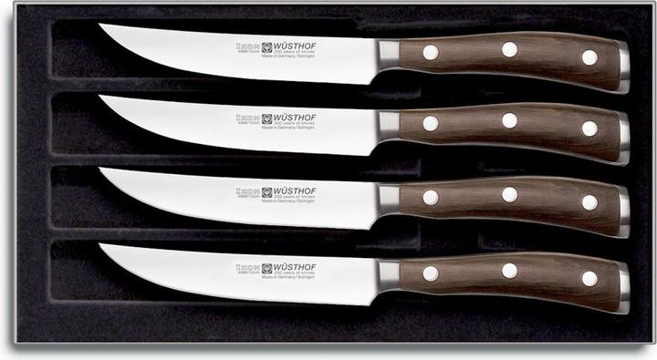 Wüsthof Jeu de couteaux à steak Ikon (4 pièce(s), Couteau)