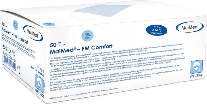 Produktbild No Name FM Comfort 75503 Mund-Nasen-Schutz 50 St. (Typ II, 1 x)