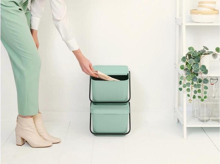 Image du produit Brabantia Bac de recyclage Sort & Go 20 l, vert clair (20 l)