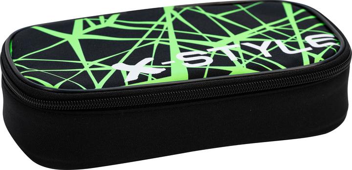 Produktbild Jumbo Schlamperbox schwarz/neon grün