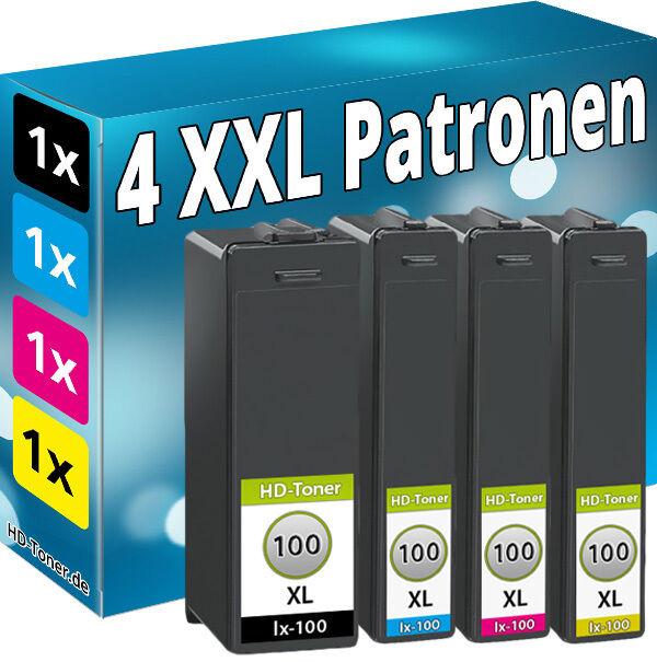 Image du produit Druckfuxx 4x TINTE PATRONEN für LEXMARK 100XL S300 S301 S305 S308 S815 S816 S608
