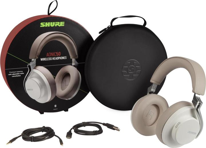 Image du produit Shure AONIC 50 (ANC, 20 h, Sans fil, Filaire)