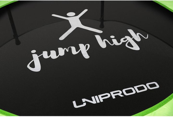 Produktbild Uniprodo Kindertrampolin Trampolin Kleines Trampolin Mit Netz Ø 140 Cm Bis 50 Kg Grün (140 cm)