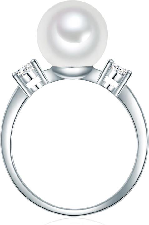 Actual product image Rafaela Donata Ladies Sterling Silver Cubic Zirconia Shell Core Pearl silver - 30382 (50, 925 Silver)