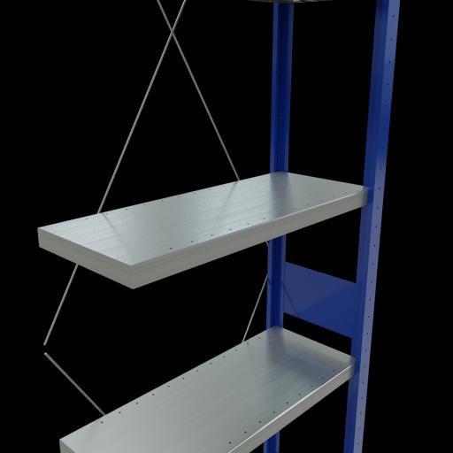 Actual product image Schulte Lagertechnik MULTIplus250 boltless bay system with cross brace