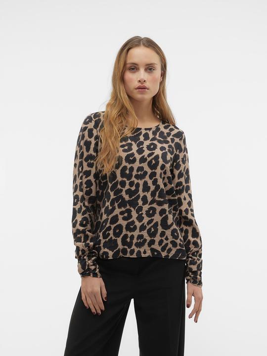 Image du produit Vero Moda Vmiris L/S Rouching Top Wvn Pop1 Ga Top (XS)
