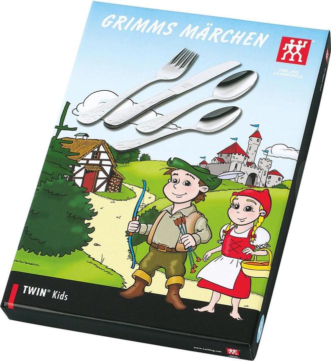 Produktbild Zwilling Kinderbesteck Grimms Märchen 4 Stück.