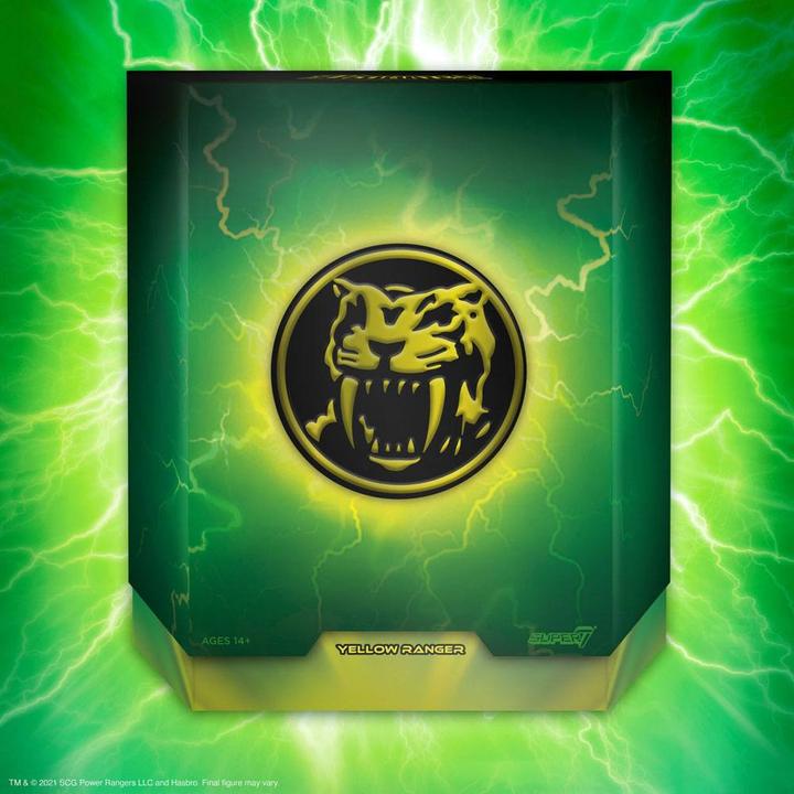 Produktbild Super7 Mighty Morphin Power Rangers figurine Ultimates Yellow Ranger 18 cm