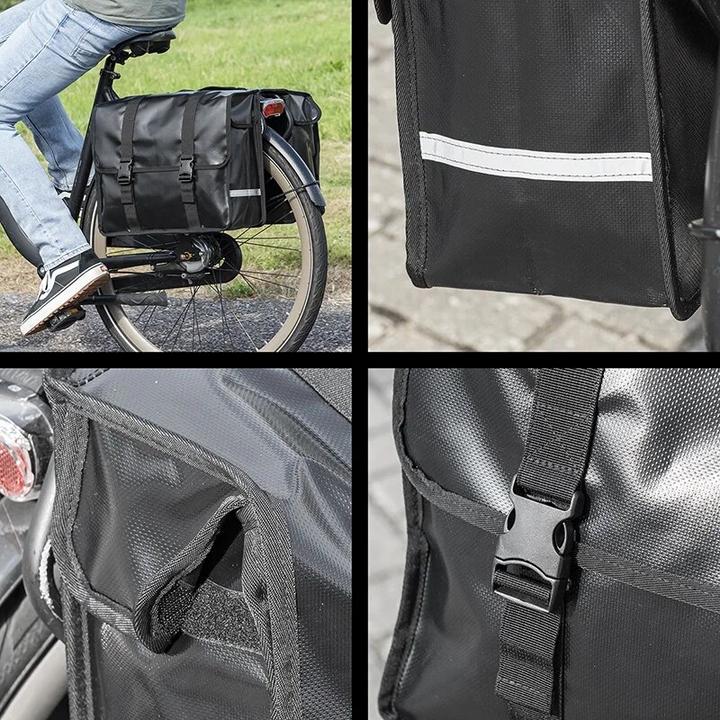 Image du produit ProPlus Sacoche vélo double 40L étanche (40 l, Sacoches)