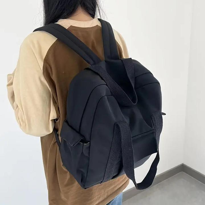Only-Bags.Store Minimalistische Oxford Tuch Rucksack, College High School Rucksack, Mehrzweck grosse Kapazität