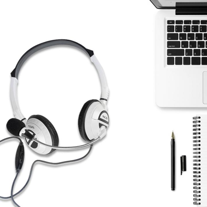 Actual product image NGS MSX6 Pro Headphones Wired Headband Calls/Music White (Cable)