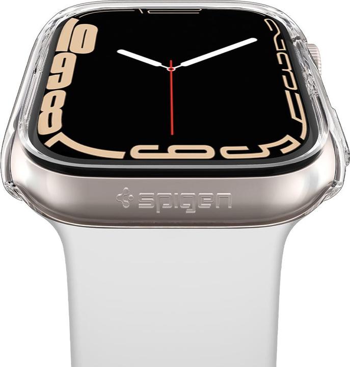 Actual product image Spigen Thin Fit case for Apple Watch 7 (41mm) crystal clear