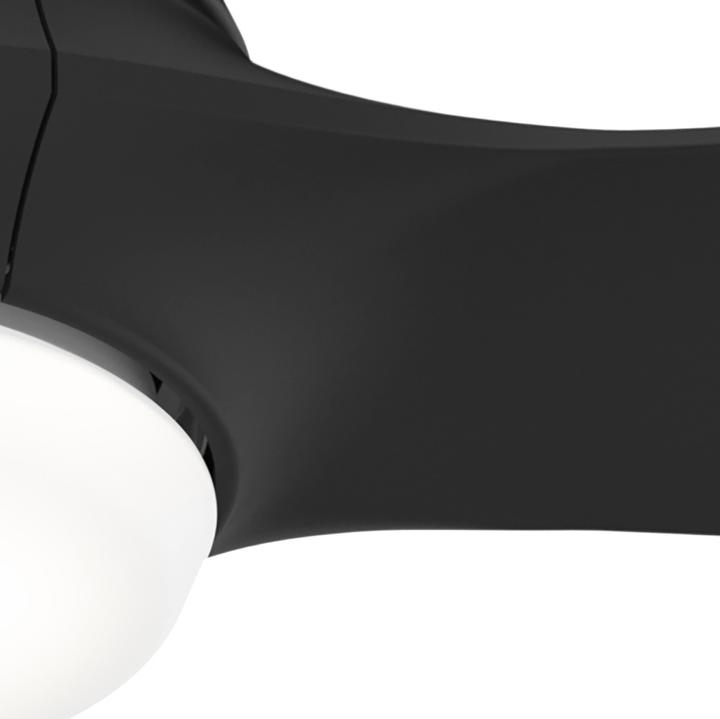 Produktbild Hunter Fans DC Deckenventilator Calabasas Schwarz mit LED (40 dB)