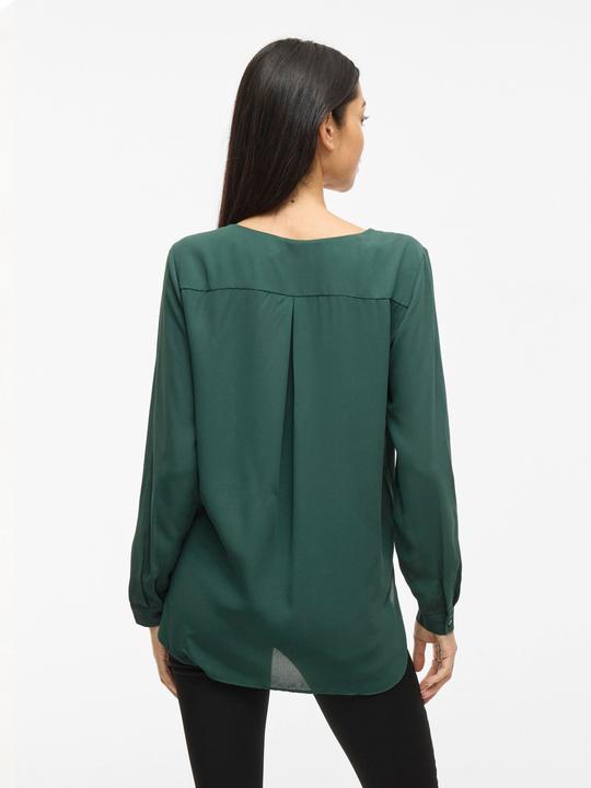 Image du produit Vila Chemise à col fendu High Low (L)