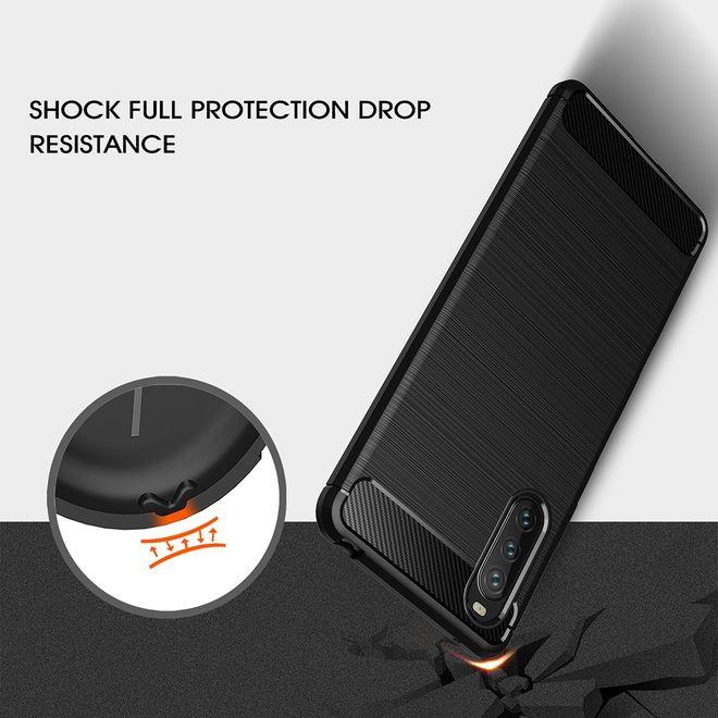 Immagine prodotto MU Style Serie Softcase in fibra di carbonio TPU (Sony Xperia 10 III)