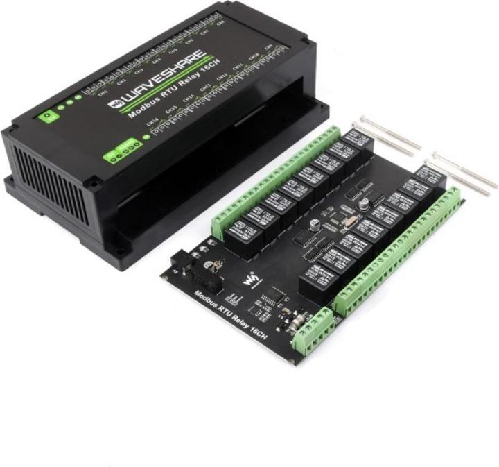 Image du produit WaveShare Relais 16 canaux RS485 Modbus RTU Relay 16CH