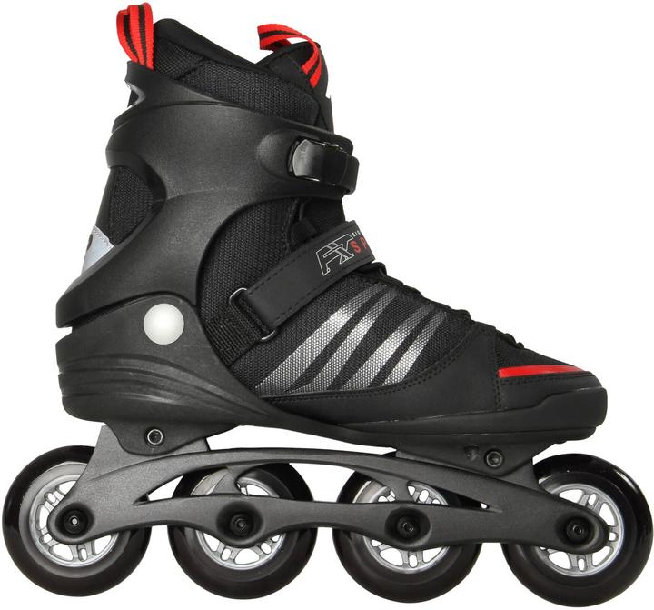 Produktbild K2 F.I.T. 84 Speed Alu Man Inline Skates (Grösse: 42.0 (US=9.0), black/red) (42)