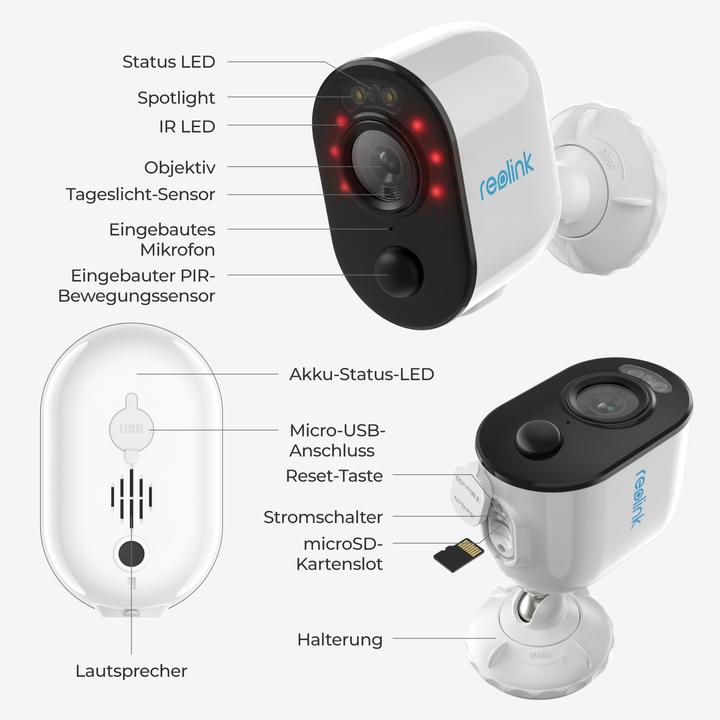 Actual product image Reolink Argus B310 (2304 x 1296 Pixels)