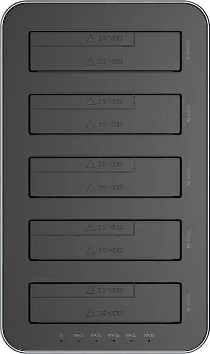 Produktbild Orico docking station for 2.5" / 3.5" HDD / SSD, 5Gbps, USB-C to USB-C/A with cloning function (blac