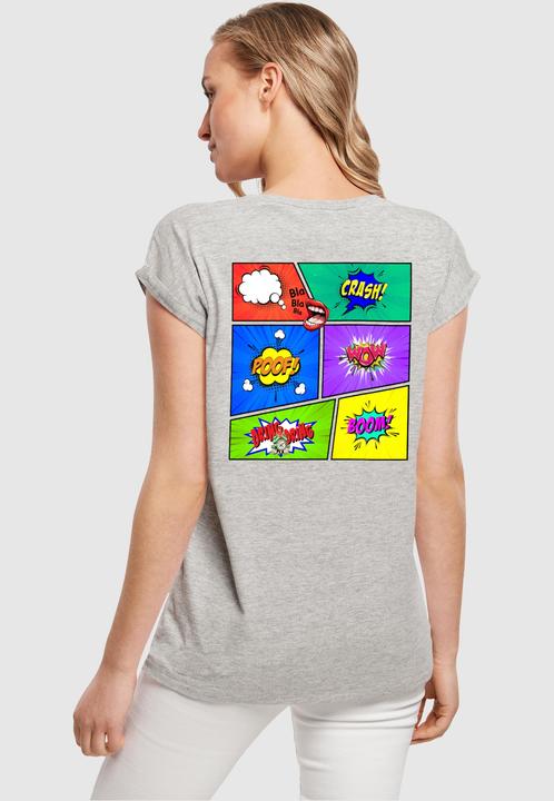 Actual product image Merchcode Ladies Book Comic Extended Shoulder Tee - 112993 (S)