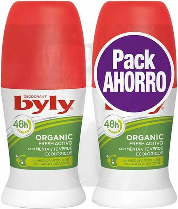 Produktbild Byly Organic Extra Fresh Deo Roll-On Lote 2 pz (Roll-on, 50 ml)