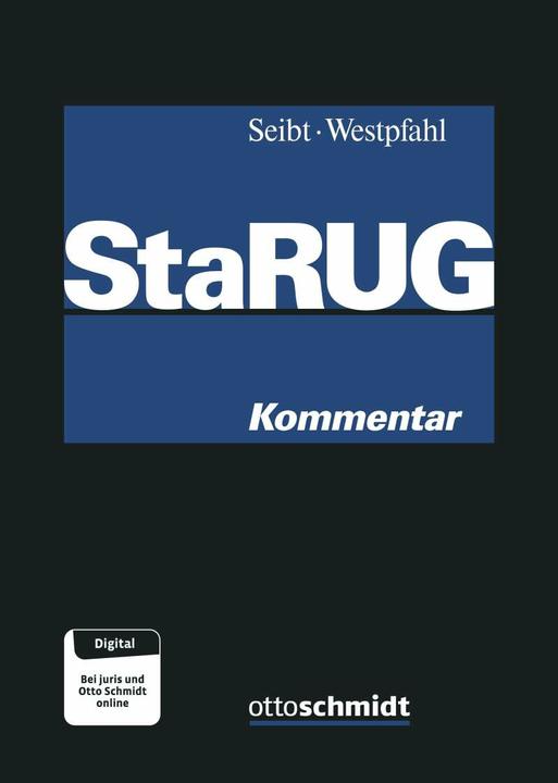Produktbild StaRUG Kommentar (Deutsch, Christoph H. Seibt, Lars Westpfahl, 2022)