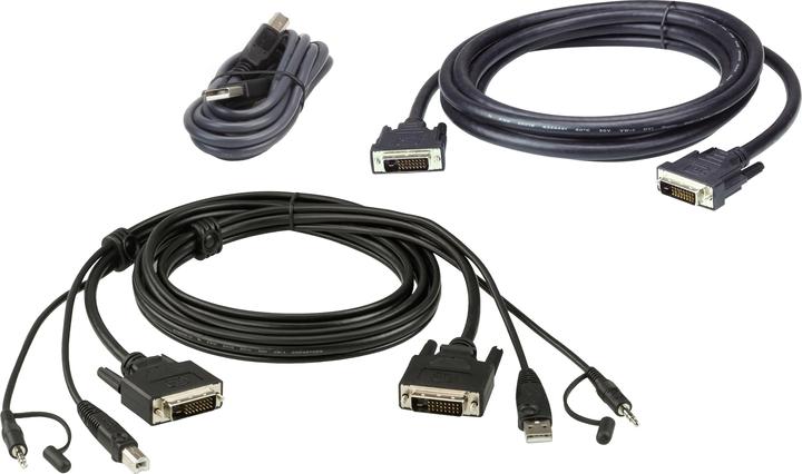 Aten 2L-7D02UDX3 Kit de câbles KVM