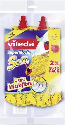 Produktbild Vileda SuperMocio Soft Wischmop Ersatz 2er Pack 2 St. 11099 (2 Stk.)