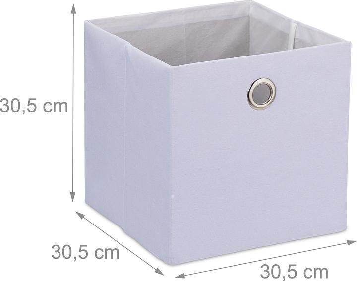 Produktbild Relaxdays 2x Aufbewahrungsbox (30.5 x 30 x 30.5 cm, 27 l)
