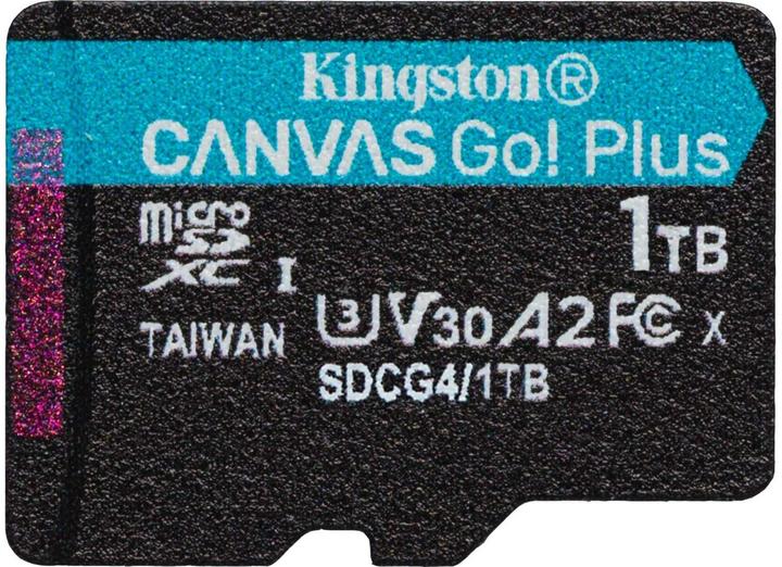 Immagine prodotto Kingston Card Canvas Go Plus MicroSD +ADP 1TB (1000 GB, microSDXC, U3, UHS-I)