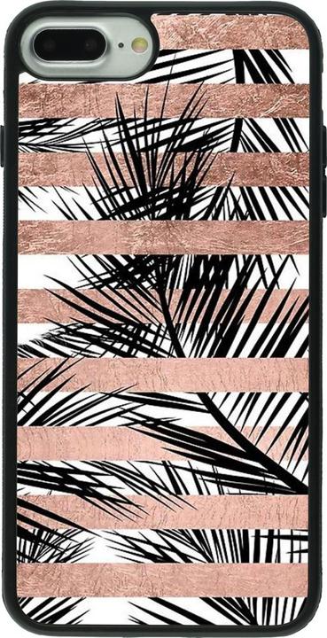Image du produit PhoneLook Coque Silicone rigide noir Palm trees gold stripes (Apple iPhone 7 Plus)