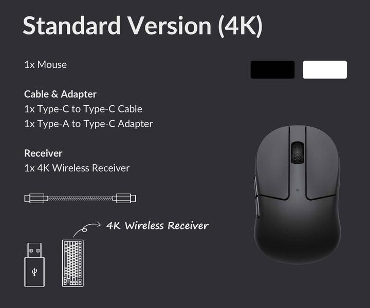 Image du produit Keychron M4 (Sans fil, Filaire)