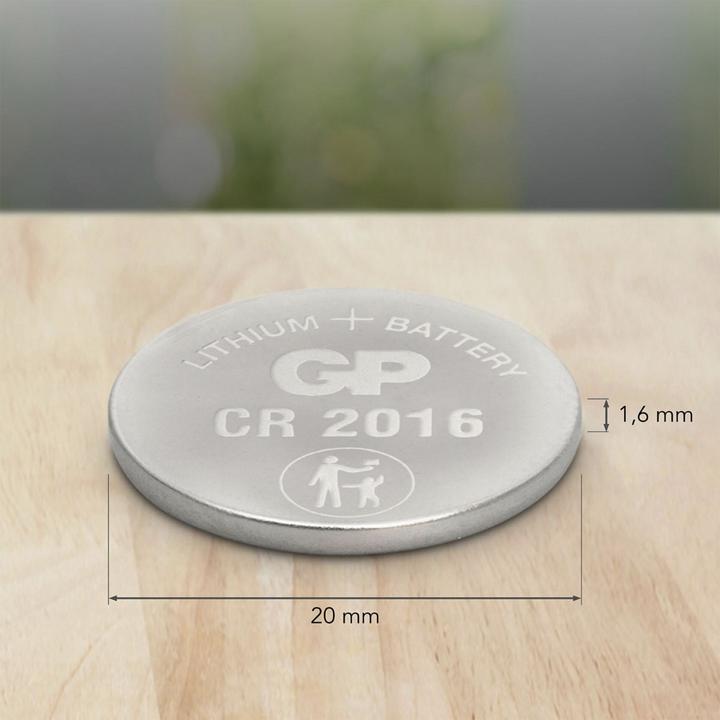 Actual product image GP Batteries Lithium Cell (5 pcs., CR2016, 90 mAh)