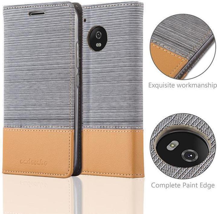 Productafbeelding Cadorabo Boek Jeans Optiek Cover (Motorola Moto G5 Plus)
