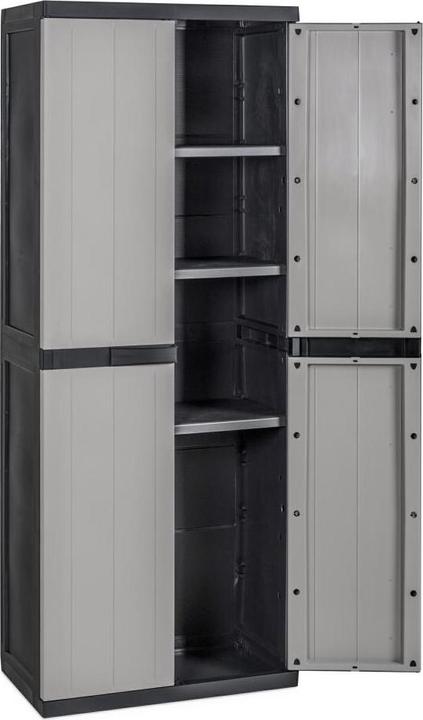 Actual product image Toomax Schrank Bios midi 65 x 165 cm Schwarz/Warmgrau (65 cm, 165 cm)